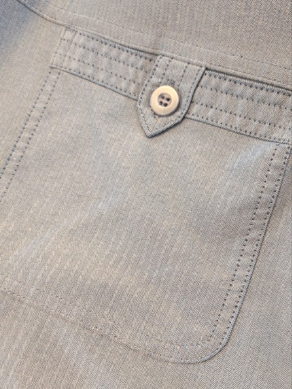 473 - NWOT Tilley Gray A-Line Skirt , Coastal Chic Travel Capsule Quiet Luxury - Picture 5 of 9